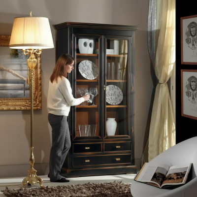 Display cabinet glass cabinets luxury display furniture glass cabinet