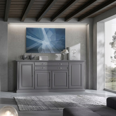 Dresser Cabinet Sideboard Classic Luxury Living Room Cabinet Wood
