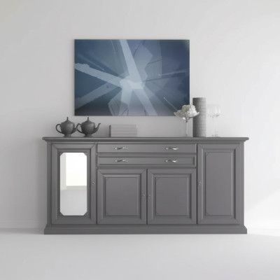 Dresser Cabinet Sideboard Classic Luxury Living Room Cabinet Wood