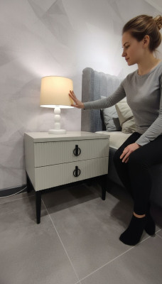 Exclusive designer nightstand high-quality material and luxurious appearance