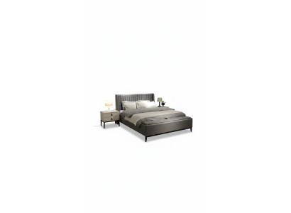 Luxurious bed with bench exclusive design and high-quality craftsmanship