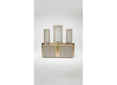 Luxurious modern dresser with 3 mirrors exclusive design and high quality