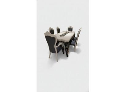 Great dining room set stylish dining table 4 chairs elegant set new