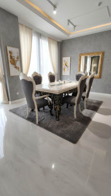 Modern 6x Chairs Dining Room Chair Luxury 6x Chair Set Wooden Designer Chairs