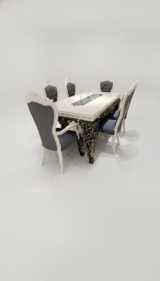 Modern 6x Chairs Dining Room Chair Luxury 6x Chair Set Wooden Designer Chairs