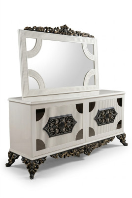 High-quality elegant dresser with mirror stylish appearance