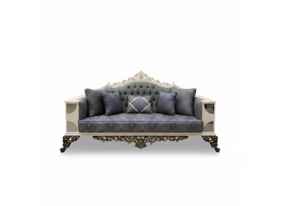 Luxurious 3-seater sofa Noble sofa Elegant living room Art deco sofa New
