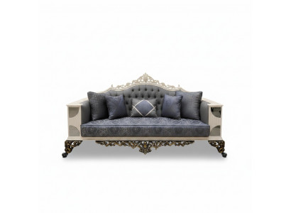 Luxurious 3-seater sofa Noble sofa Elegant living room Art deco sofa New