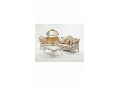 Designer living room set 2x 3-seater sofas Exclusive living room set