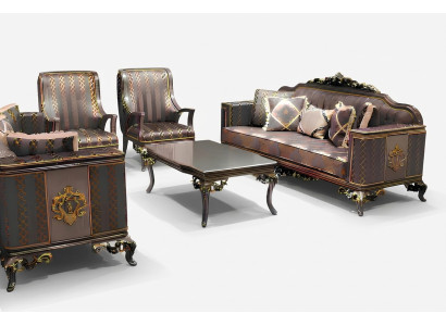 Deluxe Living Room Sofa Set 3+3 Seater Modern Sofa Elegant Living Room
