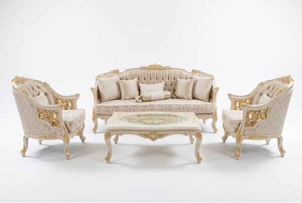 Stylish Living Room Furniture Sofa Set Living Room Sofa 2x Armchairs