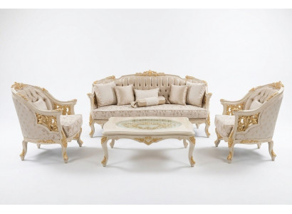 Stylish Living Room Furniture Sofa Set Living Room Sofa 2x Armchairs