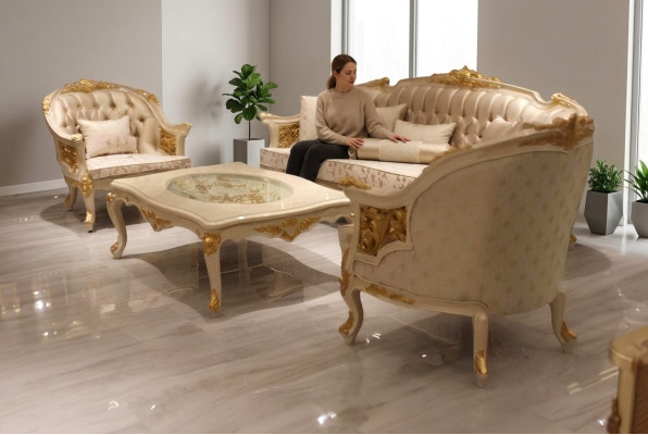 Premium living room sofa luxurious armchair modern armchair sofa set new