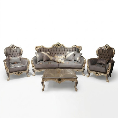 Designer living room set sofa suite set sofa suite 3+3+1+1 2x sofas 2x armchairs