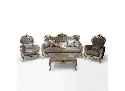 Designer living room set sofa suite set sofa suite 3+3+1+1 2x sofas 2x armchairs