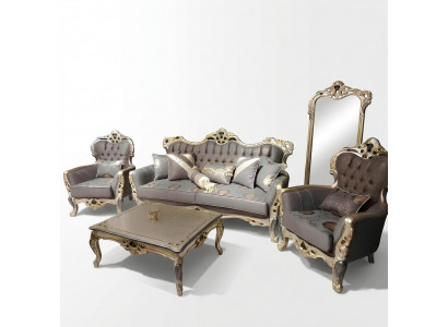 Stylish Chesterfield living room set sofa suite 3+1+1 seater couch