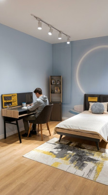 Complete children's room set, youth room furniture, modern set, children's furniture, luxury