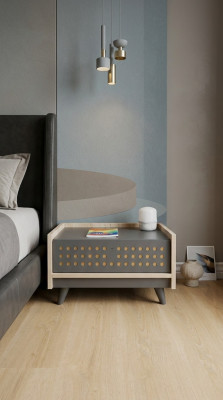 Noble children's bedside designer furniture console tables for children's room in gray