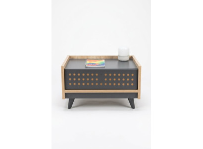 Noble children's bedside designer furniture console tables for children's room in gray