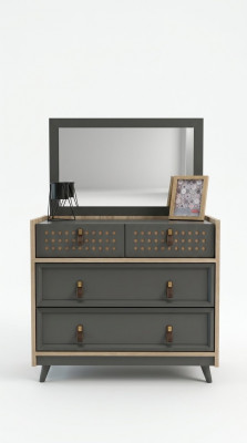 Exclusive design dresser with mirror, bedroom dresser design cabinet