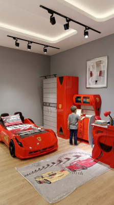 Colorful Complete Children's Room Set Bedroom Design Furniture Noble Set
