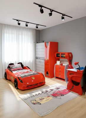 Colorful Complete Children's Room Set Bedroom Design Furniture Noble Set