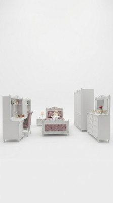 Designer Complete Children's Room Set Bedroom Set Children's Youth Furniture