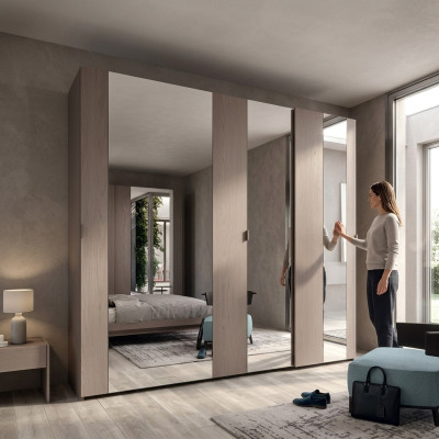 Wardrobe Luxury Design Bedroom Closets Clothes Wood Wardrobe