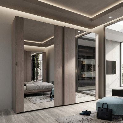 Wardrobe Luxury Design Bedroom Closets Clothes Wood Wardrobe