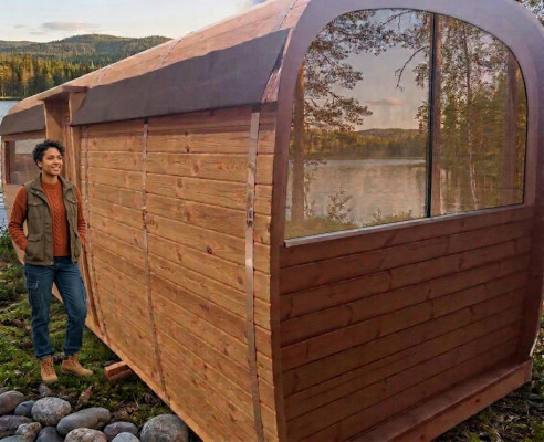 Wood sauna outdoor sauna wood pine wood sauna house sauna cottage house