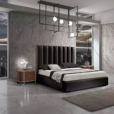 Bed, bedside table, 2x luxury bedroom set, complete room furniture, new