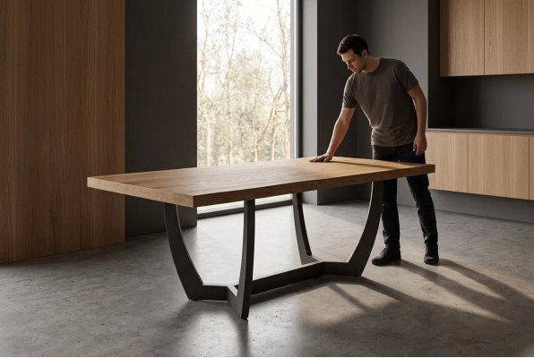 Dining table 180cm wood kitchen table dining tables new brown table modern table