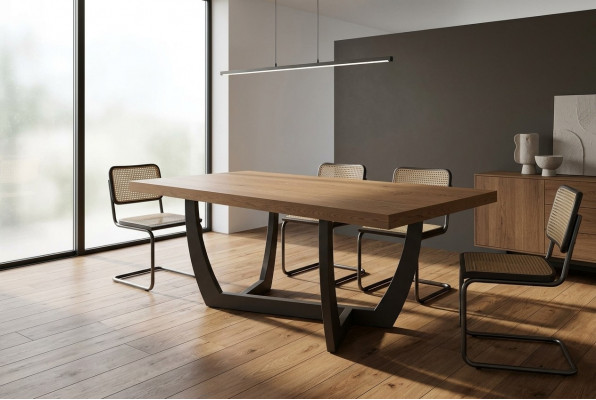 Dining table 180cm wood kitchen table dining tables new brown table modern table