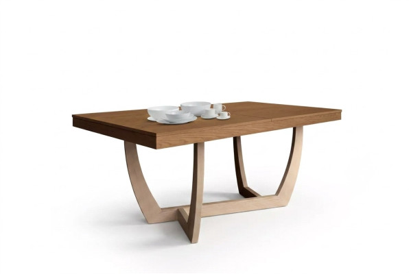 Extendable dining table kitchen table dining tables made of wood wooden table modern