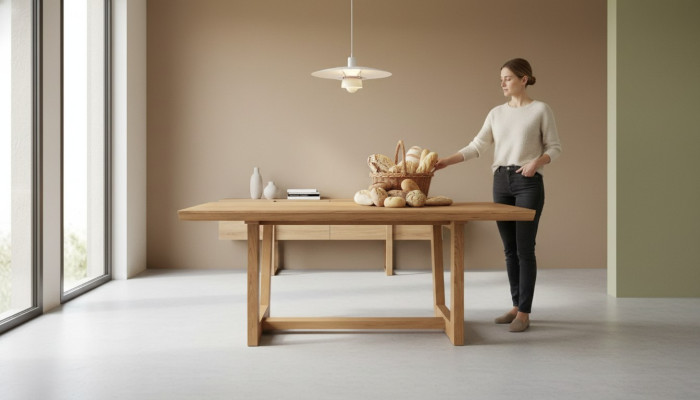 Dining table kitchen table brown dining tables wood dining table style modern brown