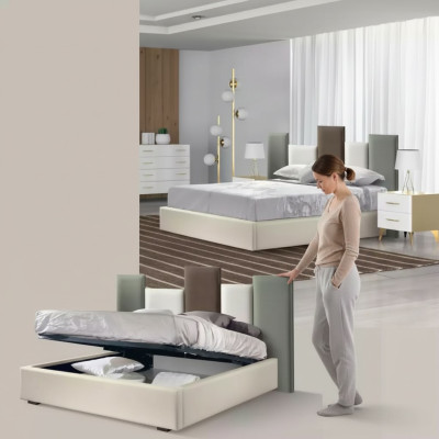 Bed modern stylish luxury bedroom bed Italian furniture 180x200