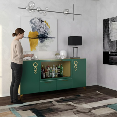 Sideboard Luxury new Green Console Sideboards Modern Living Room Dressers Wood
