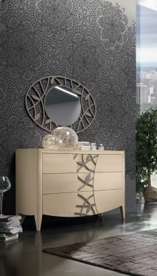 Bedroom dresser mirror sideboard dressers wood modern design luxury