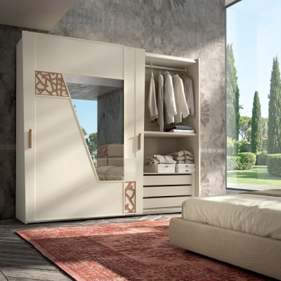 Wardrobe bedroom closet wood bedroom closet