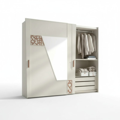 Wardrobe bedroom closet wood bedroom closet