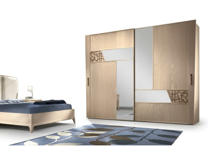 Bedroom wardrobe wood cabinet wood Italian furniture cabinets