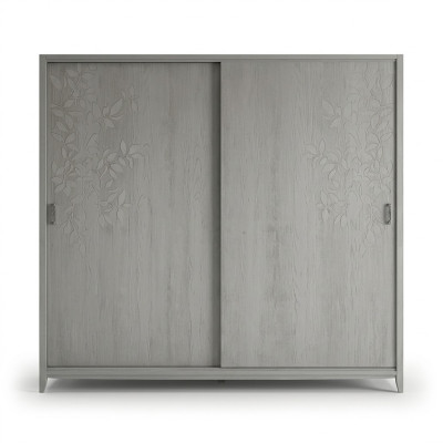 Bedroom wardrobe material wood closet grey modern new