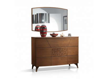 Bedroom set dresser mirror luxury complete modern dressers 2-piece