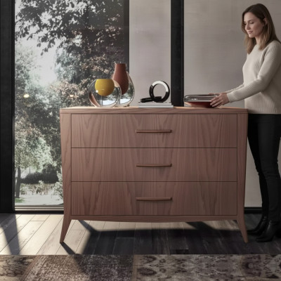 Sideboard living room wood furniture Italy sideboard dressers brown cabinet