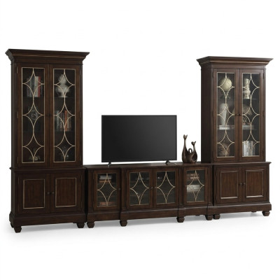 Living room set 2x display cabinet TV stand coffee table set modern furniture