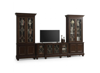 Living room set 2x display cabinet TV stand coffee table set modern furniture
