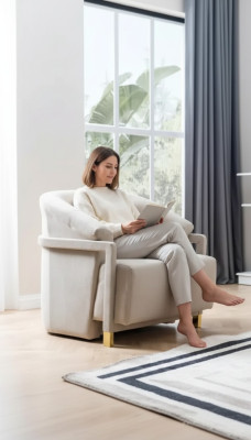 Armchair Furniture Single-Seat Swivel Chair Sofa 1-Seater Living Room Modern