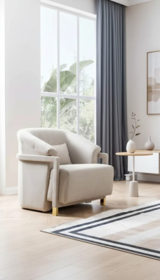 Armchair Furniture Single-Seat Swivel Chair Sofa 1-Seater Living Room Modern