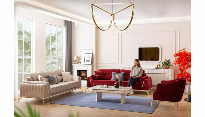 Sofa set 331 living room furniture set design modern 3-piece new