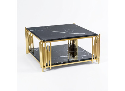 Coffee table living room furniture table luxury side table black design